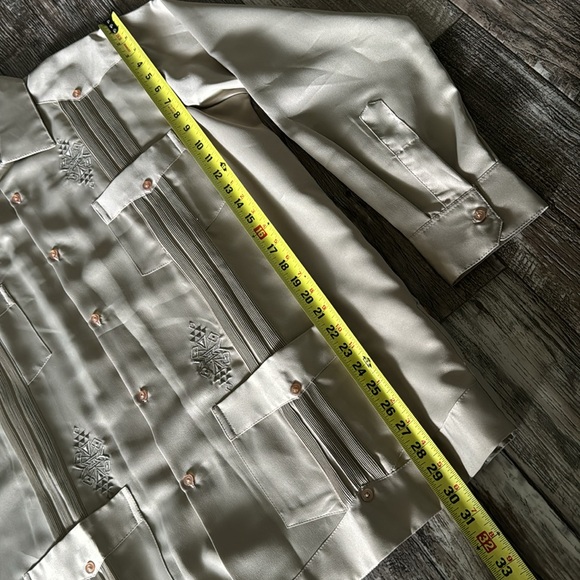 COPACABANA AUTHENTIC YUCATAN GUAYABERA, SIZE MEXICO 44 🇲🇽 - Picture 14 of 15